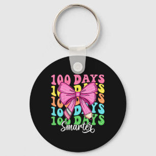 Chaveiro Crianças 100 Dias Com O Arco Rosa Mais Inteligente