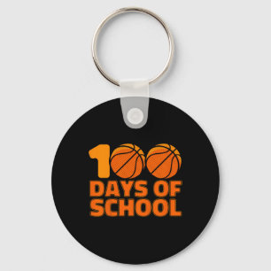 Chaveiro Crianças 100 Dias De Basquete Escolar 100º Dia De
