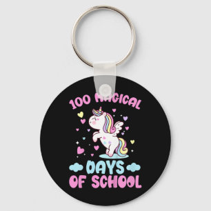 Chaveiro Crianças 100 Dias Mágicos De Meninas Escolares 100