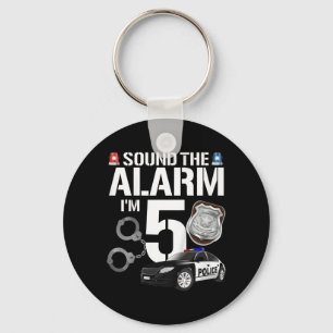 Chaveiro Crianças 5 anos Policial de Aniversário Policial C