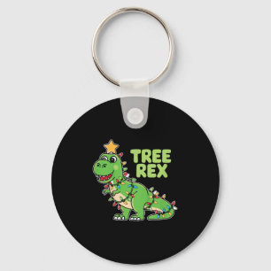 Chaveiro Crianças Árvores Rex Crianças de Natal Dinossauro