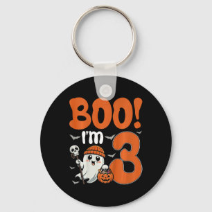 Chaveiro Crianças Boo Eu tenho 3 Halloween Spooky Pumpkin 3