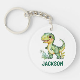 Chaveiro Crianças - Dinossauro Personalizado Bonito