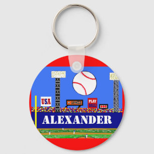 Chaveiro Crianças Divertidas Desporvem Baseball Keychain Pa