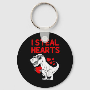 Chaveiro Crianças Eu Roubo Corações T Rex Dino Dia de os na