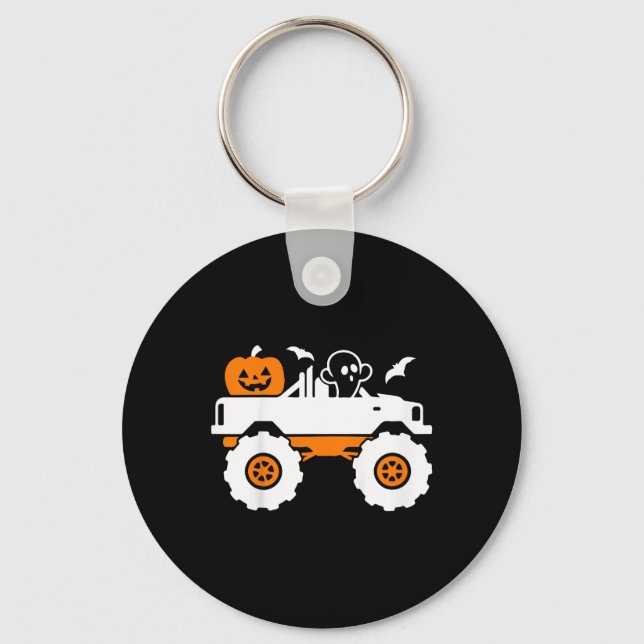Chaveiro Crianças Fantasmas Pumpkin Andando Monstro Caminhã (Frente)