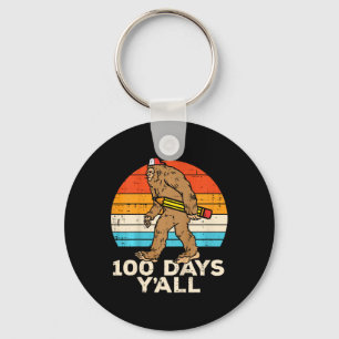 Chaveiro Crianças Lápis de Pé Grande 100 Dias Yall 100th Da