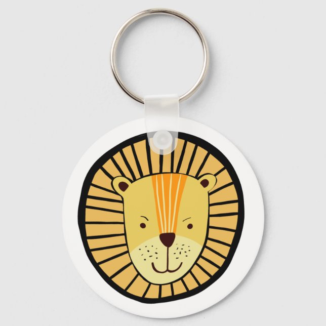 Chaveiro Crianças, Leão, Selva (Frente)