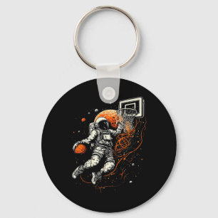 Chaveiro Crianças Legal Bysketbyll Espacial com Astronauta