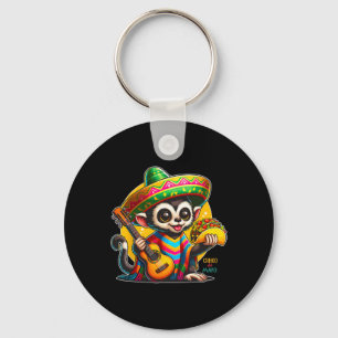 Chaveiro Crianças Macacos Mexicanos Com Sombrero E Poncho C