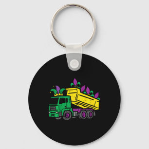 Chaveiro Crianças: Mardi Gras Bombeiam Caminhões Cute Const