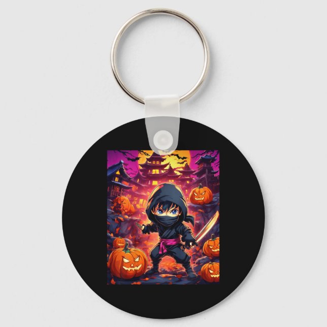 Chaveiro Crianças Menino Halloween (Frente)