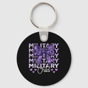 Chaveiro Crianças Militares Arco Púrpura Camo Kids Bo