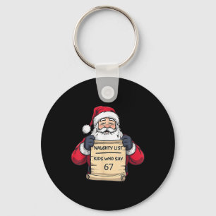 Chaveiro Crianças na Lista Travessa do Papai Noel que Dizem