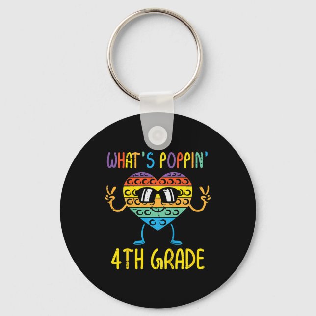 Chaveiro Crianças Que Poppin 4º Grau Fidget Pop Fi (Frente)