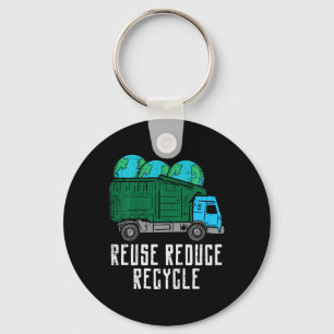 Chaveiro Crianças Reutilizam Comboio de Reciclar Reduzido C