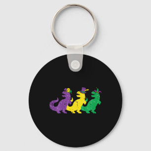 Chaveiro Crianças Trex Dinos Purple Yellow Green Todler Boy