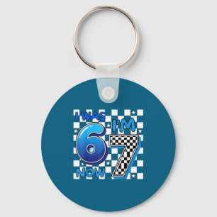 Chaveiro Crianças xadrez azul eu tinha 6 agora tenho 7 dive