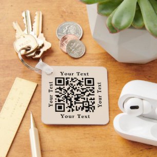 Chaveiro Criar logotipo da empresa de código QR de verifica