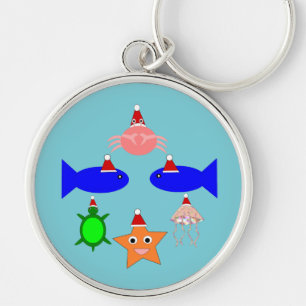 Chaveiro Criaturas do Mar de Natal