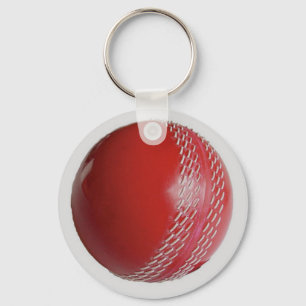 Chaveiro Cricket Ball Red Personalize Com Seu Nome