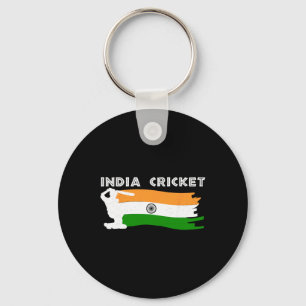Chaveiro Cricket da Índia com a bandeira indiana