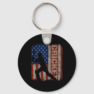 Chaveiro Cricket EUA Bandeira Americana Vintage Presente 4