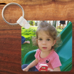 Chaveiro Crie Seu Próprio Foto Moderno Personalizado de Cri