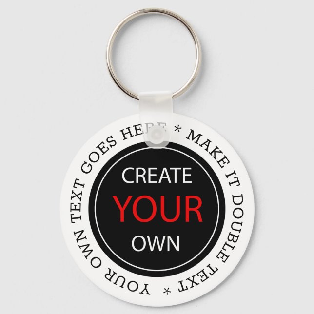 Chaveiro Crie seu próprio - Personalizado, com marca / Foto (Frente)