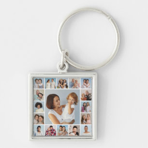 Chaveiro Crie Sua Própria Colagem De Fotos 17
