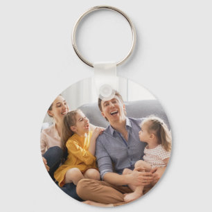 Chaveiro Crie Sua Própria Foto de Família Personalizada