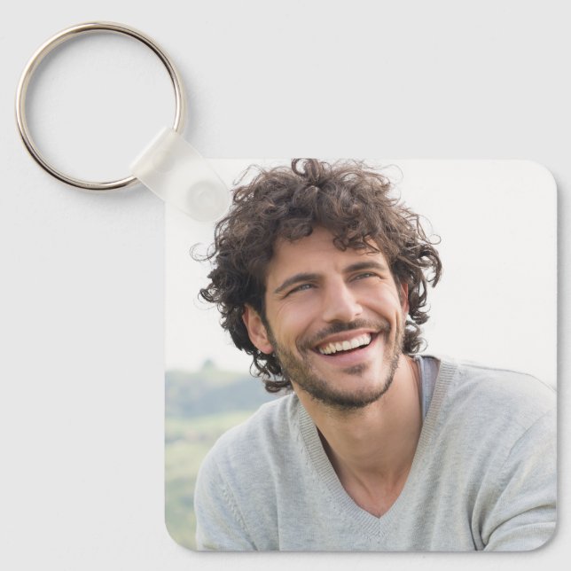 Chaveiro Crie sua própria foto personalizada (Frente)