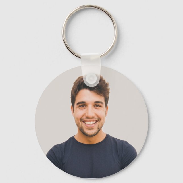 Chaveiro Crie sua Própria Foto Personalizada (Frente)