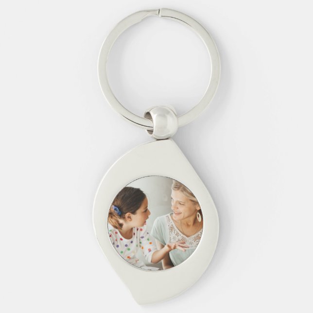 Chaveiro Crie Sua Própria Foto Personalizada DIY (Frente)