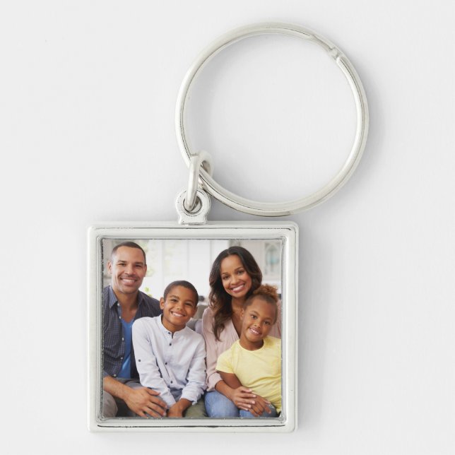 Chaveiro Crie Sua Própria Foto Personalizada DIY (Frente)