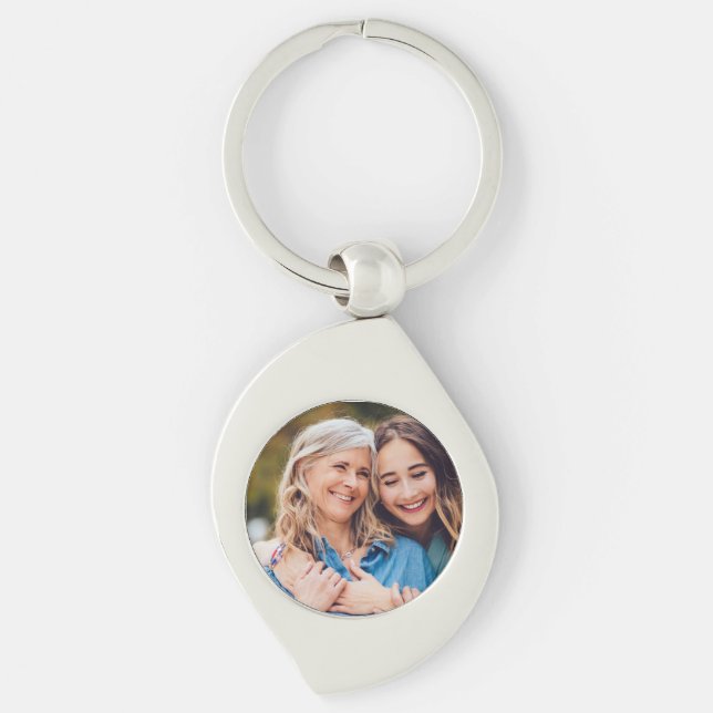 Chaveiro Crie Sua Própria Foto Personalizada DIY (Frente)