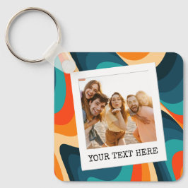 Chaveiro Crie sua própria foto retrorativa