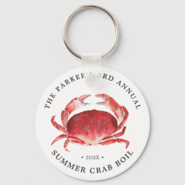 Chaveiro Crimson Crab | Evento de Boil do Caranguejo