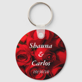 Chaveiro "Crimson Rose Bouquet"