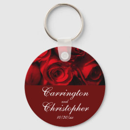Chaveiro "Crimson Rose Bouquet" - Personalizado [a]