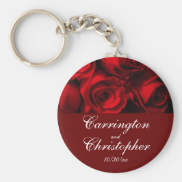 Chaveiro "Crimson Rose Bouquet" - Personalizado [a]