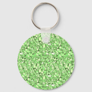 Chaveiro Cristal de Druzy - verde do peridot