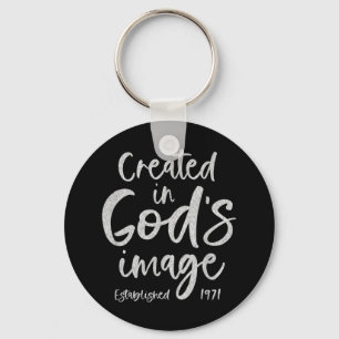 Chaveiro Cristão de 51 anos: Jesus 1971 51ruas Aniversário