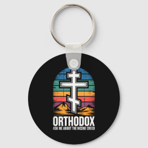 Chaveiro Cristão Ortodoxo Pergunte-me Sobre o Credo Niceno