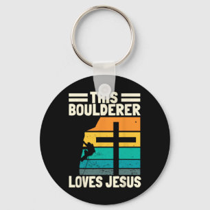 Chaveiro Cristãos de Bouldering Escalador Boulderer Artific