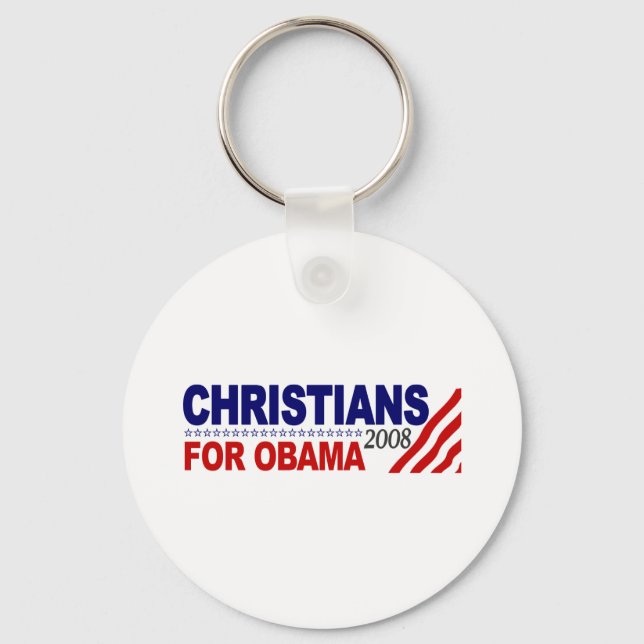 Chaveiro Cristãos para Obama (Frente)