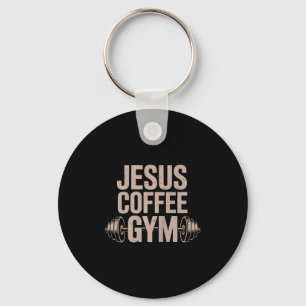 Chaveiro Cristianismo Engraçado Treino Jesus Café Academia