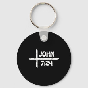 Chaveiro Cristianismo Retro E John Tatuado 724 - Frente E