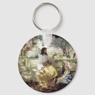Chaveiro Cristo com Martha e Maria por volta de 1886