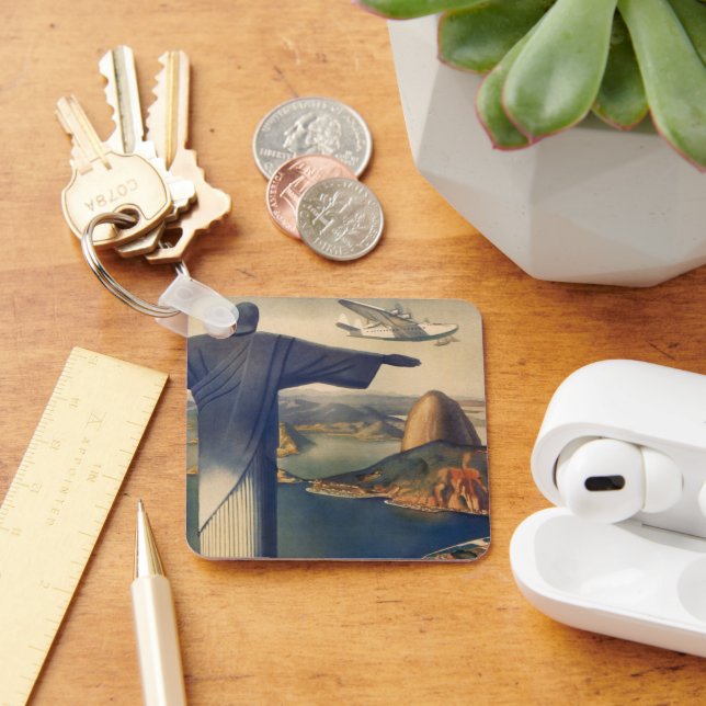 Chaveiro Cristo da estátua do Redeemer, Rio de Janeiro, Bra (Mesa)